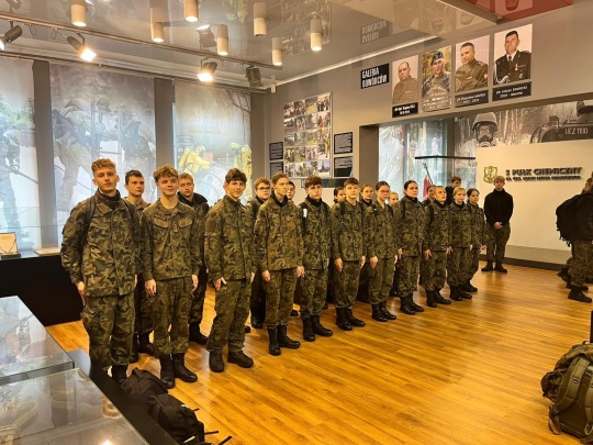 Zajęcia w 5 Pułku Chemicznym w Tarnowskich Górach