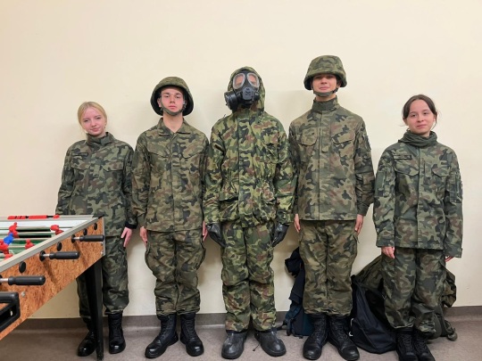 Zajęcia w 5 Pułku Chemicznym w Tarnowskich Górach